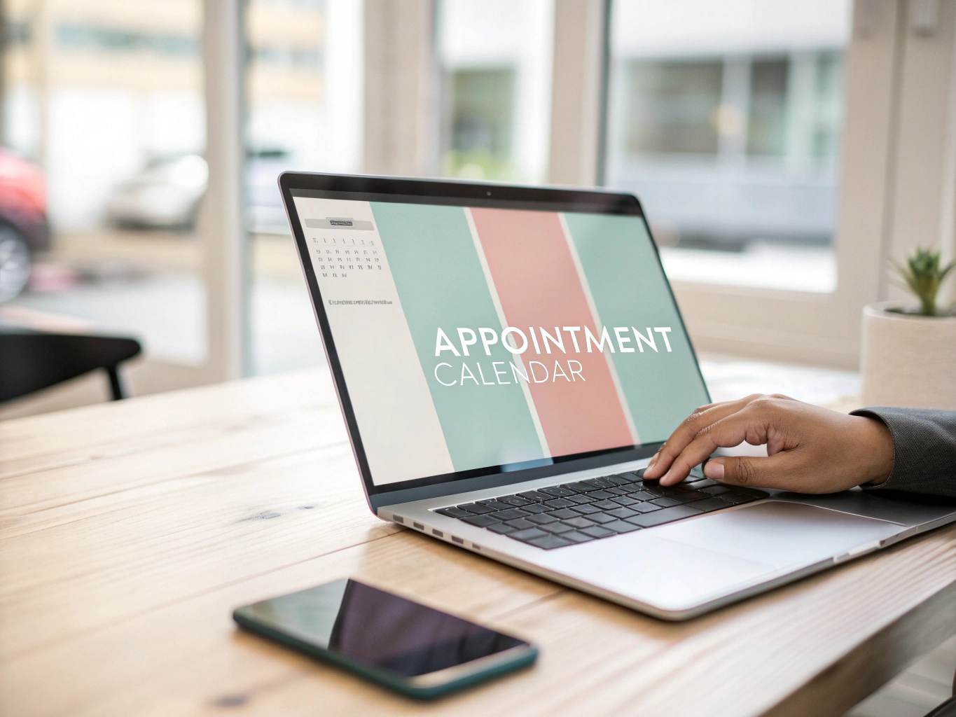 Booked calendar with sales meetings